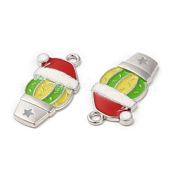 Noël pendentifs émail en alliage&nbsp;ENAM-K069-21F-P