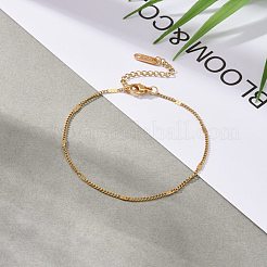Ionenplattierung (IP) 304 Edelstahl Figaro Ketten Armbänder&nbsp;BJEW-JB06268
