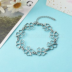Bracciali in acciaio inossidabile 304 con maglie&nbsp;X1-BJEW-TA00002