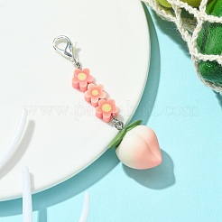 Decorazione pendente in resina di frutta&nbsp;HJEW-JM01554-04