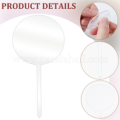 30 Stück runde Acryl-Kuchenaufsätze&nbsp;OFST-SC0001-01