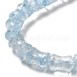 Transparent Knistern Glasperlen Stränge&nbsp;GLAA-D025-01A