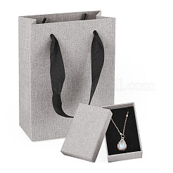 4 Stück rechteckige Schmuckaufbewahrungsboxen aus Papier&nbsp;CON-TA0001-39B-02