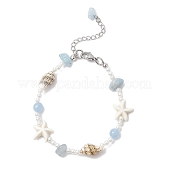Runde Muschelperlenarmbänder für Frauen&nbsp;BJEW-JB11860