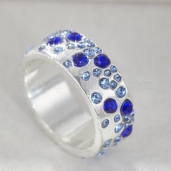 Bagues en alliage avec strass&nbsp;FS-WG159B5-02
