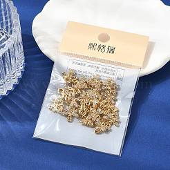 Bienenanhänger aus Messing mit Mikropavé-Fassung aus Zirkonia&nbsp;XGR0165G-110G