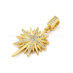 Colgante micropavé cubic zirconia de latón&nbsp;KK-U066-20G