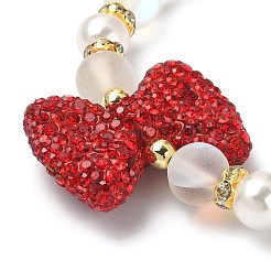 Ensemble de bracelets extensibles en pierre de lune synthétique&nbsp;BJEW-JB09507