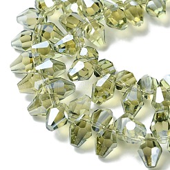 Trasparenti perle di vetro placca fili&nbsp;GLAA-K064-06A-HR02
