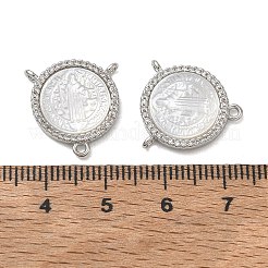 Latón micro pavimento claro cubic zirconia araña componentes componentes&nbsp;CU-CBA5585-03P-03