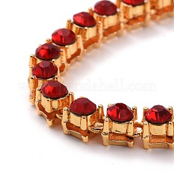 Bracelet tennis homme strass classique&nbsp;BJEW-I297-01G-02