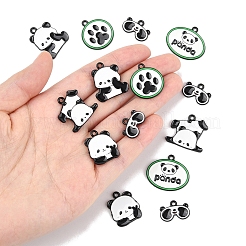 14pcs 6 styles de pendentifs en émail en alliage&nbsp;ENAM-FS0002-60