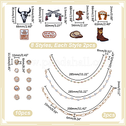 Western Cowboyhut Dekorationssets&nbsp;DIY-WR0005-28