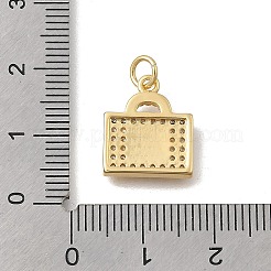 Ottone micro spianare fascino zirconi&nbsp;KK-D431-058G-02