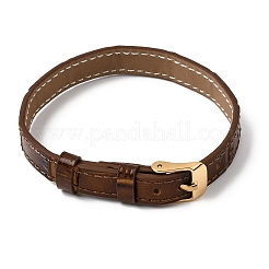 Armbänder aus Kunstleder mit Schnallen aus Edelstahl&nbsp;AJEW-Z053-01C