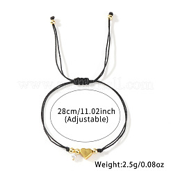 Braccialetti con ciondoli in ottone e perle di imitazione in stile bohémien&nbsp;CS9892-2