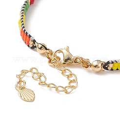 Braccialetto di perline con semi giapponesi fatti a mano per le donne&nbsp;BJEW-MZ00019-01