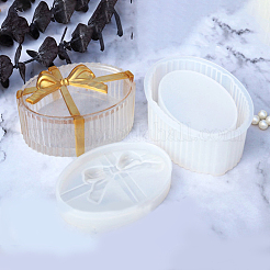 Moules en silicone pour boîte de rangement&nbsp;LS-DIY-WH0157-37A-01