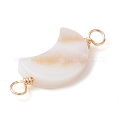 2 Stück 2 Stile natürliche Süßwasser-Muschel-Verbindungsanhänger&nbsp;PALLOY-JF02440-02