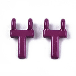 Pendentifs à lien à 2 boucle en alliage peint à la bombe&nbsp;LS-X-PALLOY-T075-48T-RS