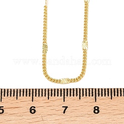 2 mm Stern-Panzerketten aus Messing für Damen und Herren&nbsp;NJEW-L012-09G