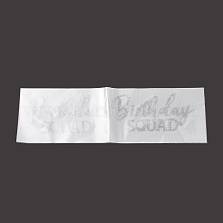 Mot anniversaire escouade correctif strass&nbsp;DIY-XCP0002-24