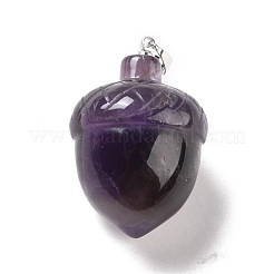 Pendentifs en améthyste naturelle&nbsp;G-M393-01P-04