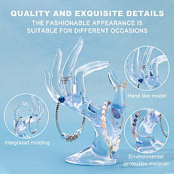 1 espositore per anello in plastica&nbsp;DIY-PH0005-73B