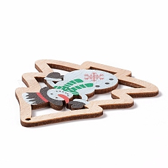 Gedruckte Holz große Anhänger&nbsp;FIND-H030-03