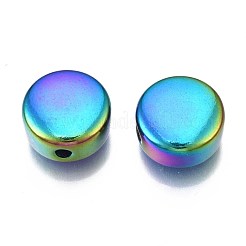 Gestellbeschichtung Regenbogenfarben 304 Edelstahlperlen&nbsp;STAS-S119-082
