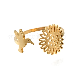 304 Edelstahlringe für Damen&nbsp;RJEW-S241-03G