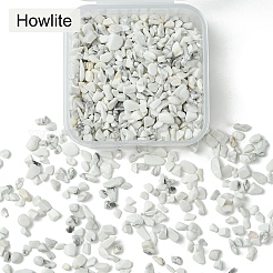 50g natürliche Howlith-Chipperlen&nbsp;G-YW0001-70