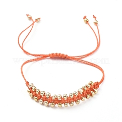 Braccialetti intrecciati con perline di vetro placcato in semi di vetro&nbsp;BJEW-JB04789