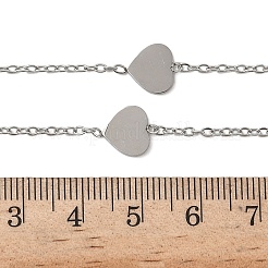 Gliederketten-Halsketten aus 304er Edelstahl für Damen und Herren&nbsp;NJEW-K292-01F-P