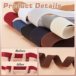 10 rotoli di corda elastica in poliestere 10 colori&nbsp;OCOR-PH0004-63B