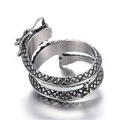 316 chirurgischer Edelstahl Breitbandringe&nbsp;RJEW-F054-03AS