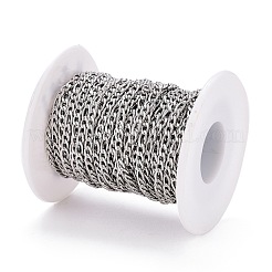 Anlaufgeschützte Figarokette aus Edelstahl 304&nbsp;CHS-M003-12P-D