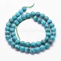 Marbre naturel brins de perles&nbsp;G-K211-8mm-E