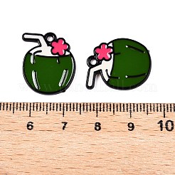 Lackiert Legierung Emaille Anhänger&nbsp;LS-ENAM-T020-23-RS