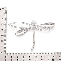 Pendentif libellule en acier inoxydable 304 avec cabochon&nbsp;STAS-T069-24P