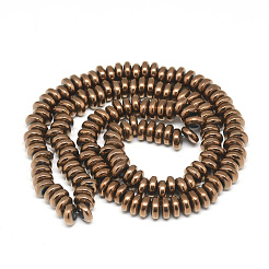 Chapelets de perles en hématite synthétique sans magnétiques&nbsp;X-G-T061-42E
