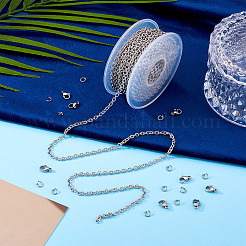 Kit fai da te di catene portacavi in acciaio inossidabile 304 anti-ossidazione&nbsp;DIY-PJ0001-41C