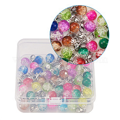 Con accessori in ferro e fermagli a moschettone in acciaio inossidabile 304&nbsp;HJEW-TA0001-03P