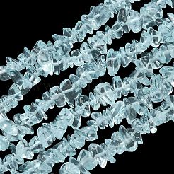 Stränge aus Imitations-Aquamarin-Glasperlen&nbsp;GLAA-C041-01