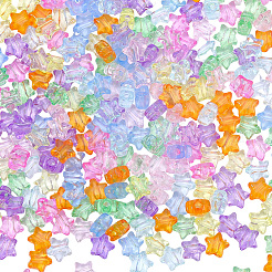 320pcs 8 Farben transparente Acrylperlen&nbsp;MACR-PA0001-25