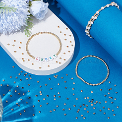 1000 pièce de perles solides en laiton&nbsp;KK-PH0015-03A