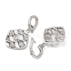 Picchetti in ottone zirconi con micro pavè&nbsp;KK-A279-06P