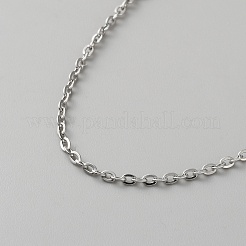 Collane con catena in acciaio inossidabile 304 da 2 mm per donne e uomini&nbsp;NJEW-WH0013-73P