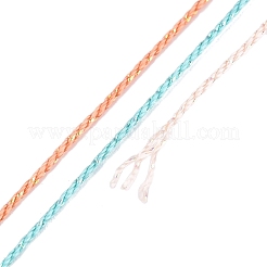 5 rollo de cuerdas de nailon trenzadas de 9 cabos con hilo metálico&nbsp;OCOR-Q062-01F