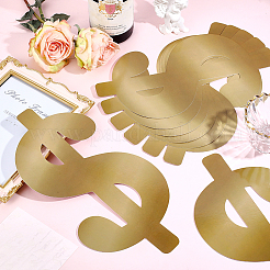 Partydekoration: Papier-Dollarzeichen-Banner&nbsp;AJEW-WH0410-96